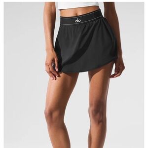 THIS SEASON Alo Black Match Point Tennis Skirt Size Small